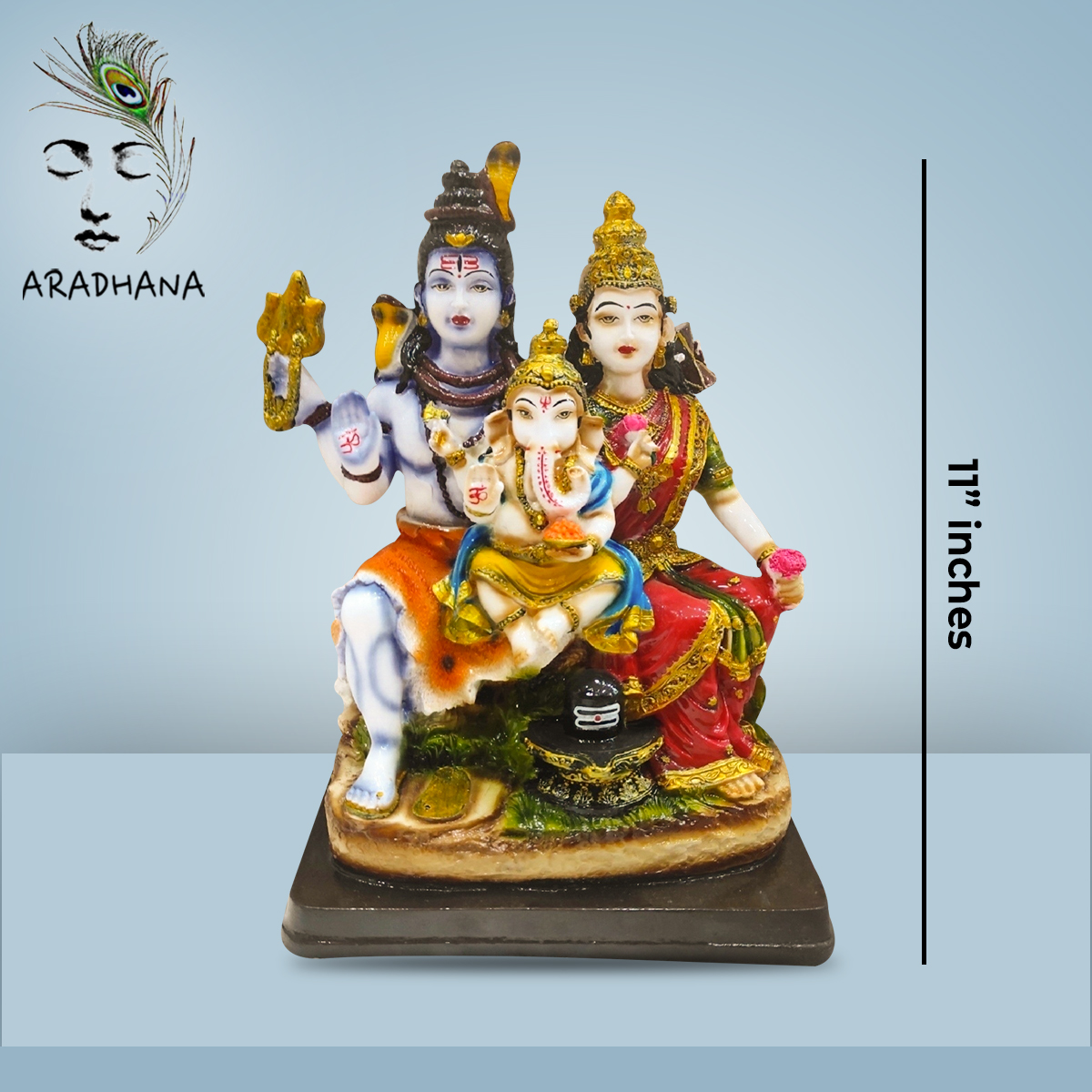 Shankar, Parvati & Ganesh